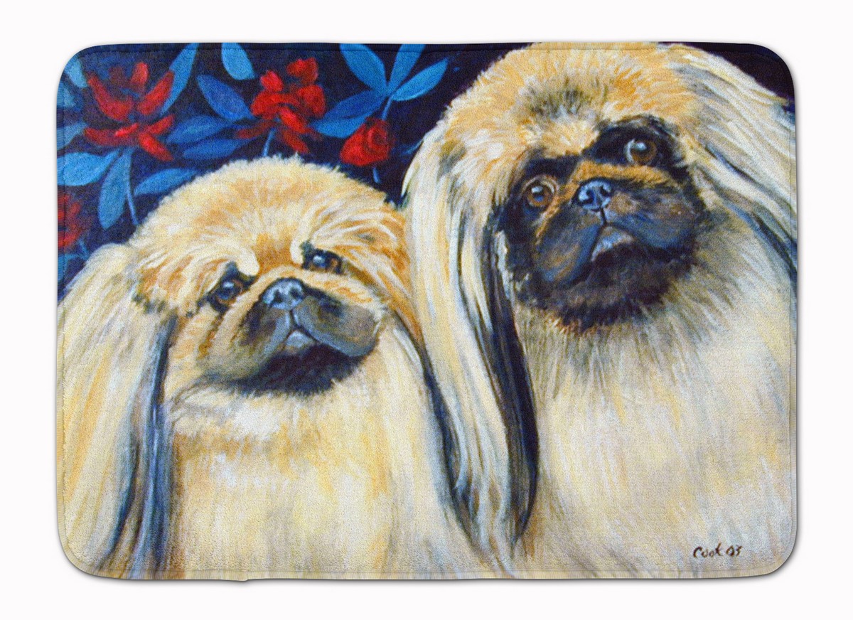 What a pair of Pekingese Machine Washable Memory Foam Mat