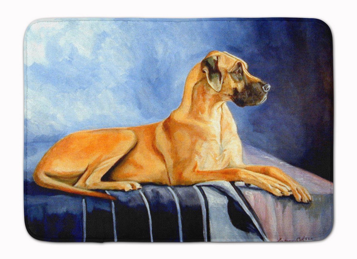 7204RUG Natural Fawn Great Dane Machine Washable Memory Foam Mat