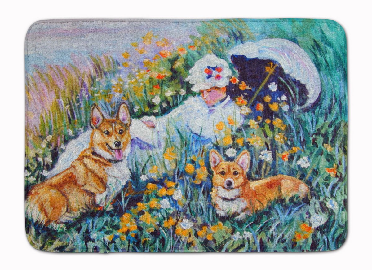 7324RUG Corgi Classics Machine Washable Memory Foam Mat