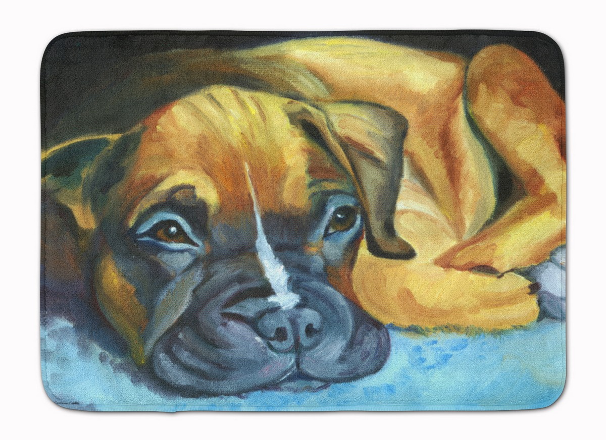 7401RUG Boxer Pup Machine Washable Memory Foam Mat