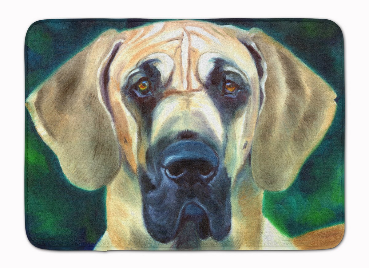 7444RUG Great Dane Lookin at You Machine Washable Memory Foam Mat