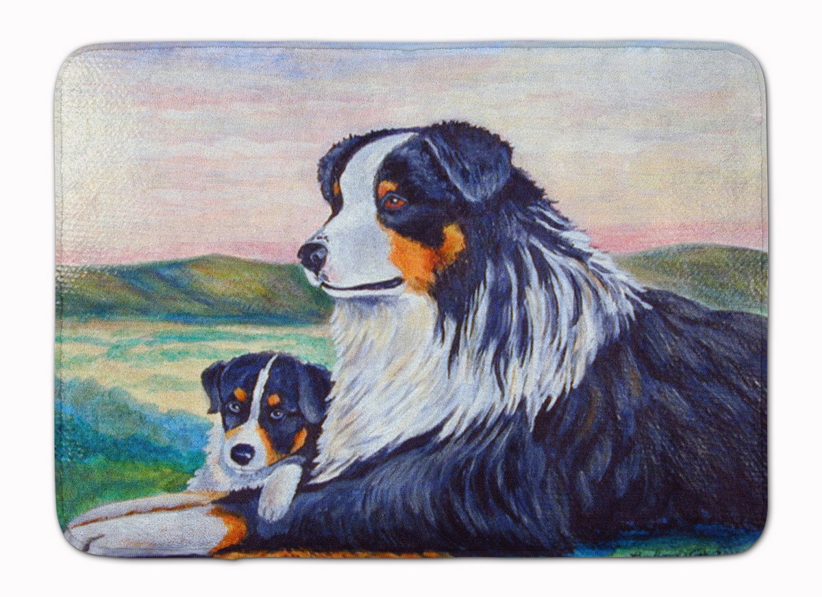 7511RUG Australian Shepherd Machine Washable Memory Foam Mat