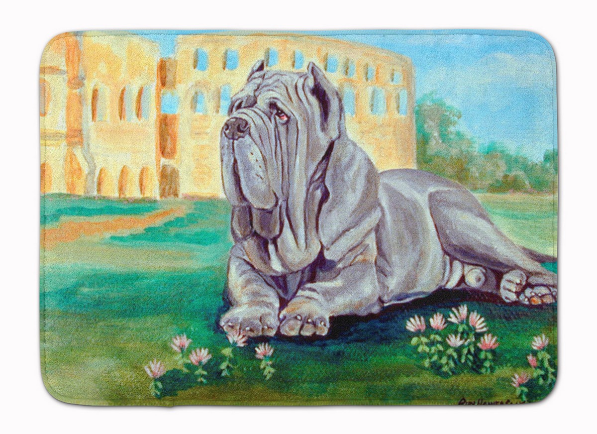 7517RUG Neapolitan Mastiff Machine Washable Memory Foam Mat