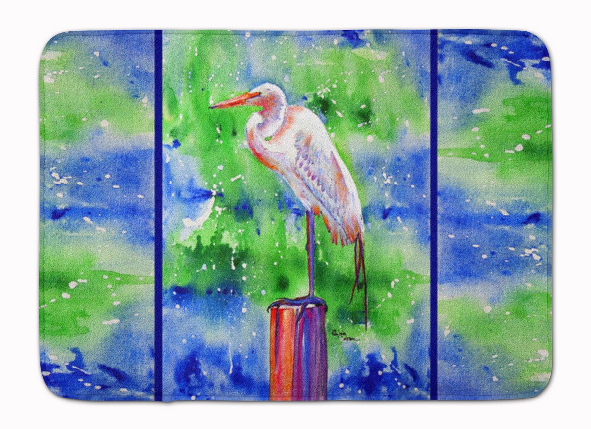 8358RUG Egret Machine Washable Memory Foam Mat