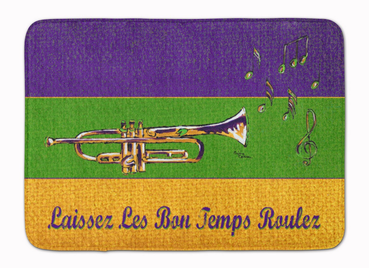 Mardi Gras Machine Washable Memory Foam Mat
