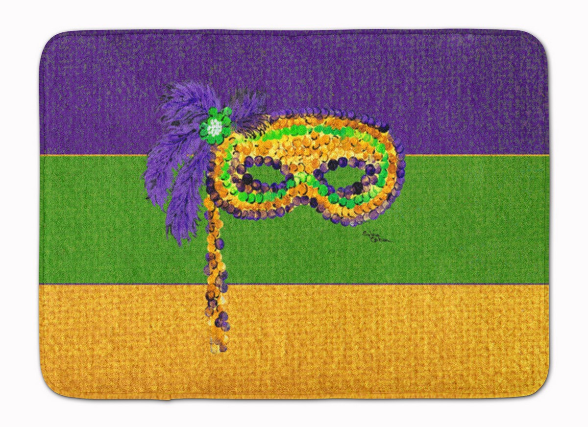 8384RUG Mardi Gras Machine Washable Memory Foam Mat