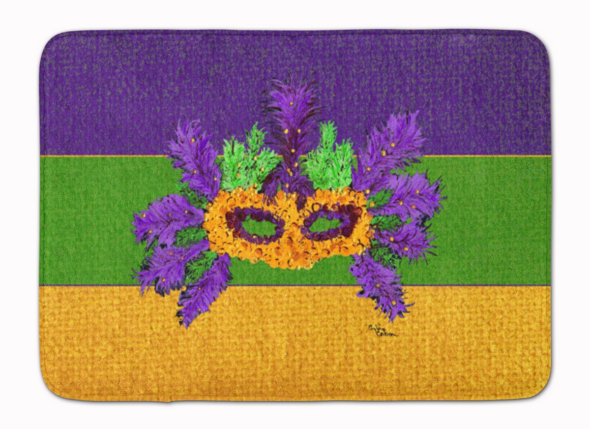 Mardi Gras Machine Washable Memory Foam Mat