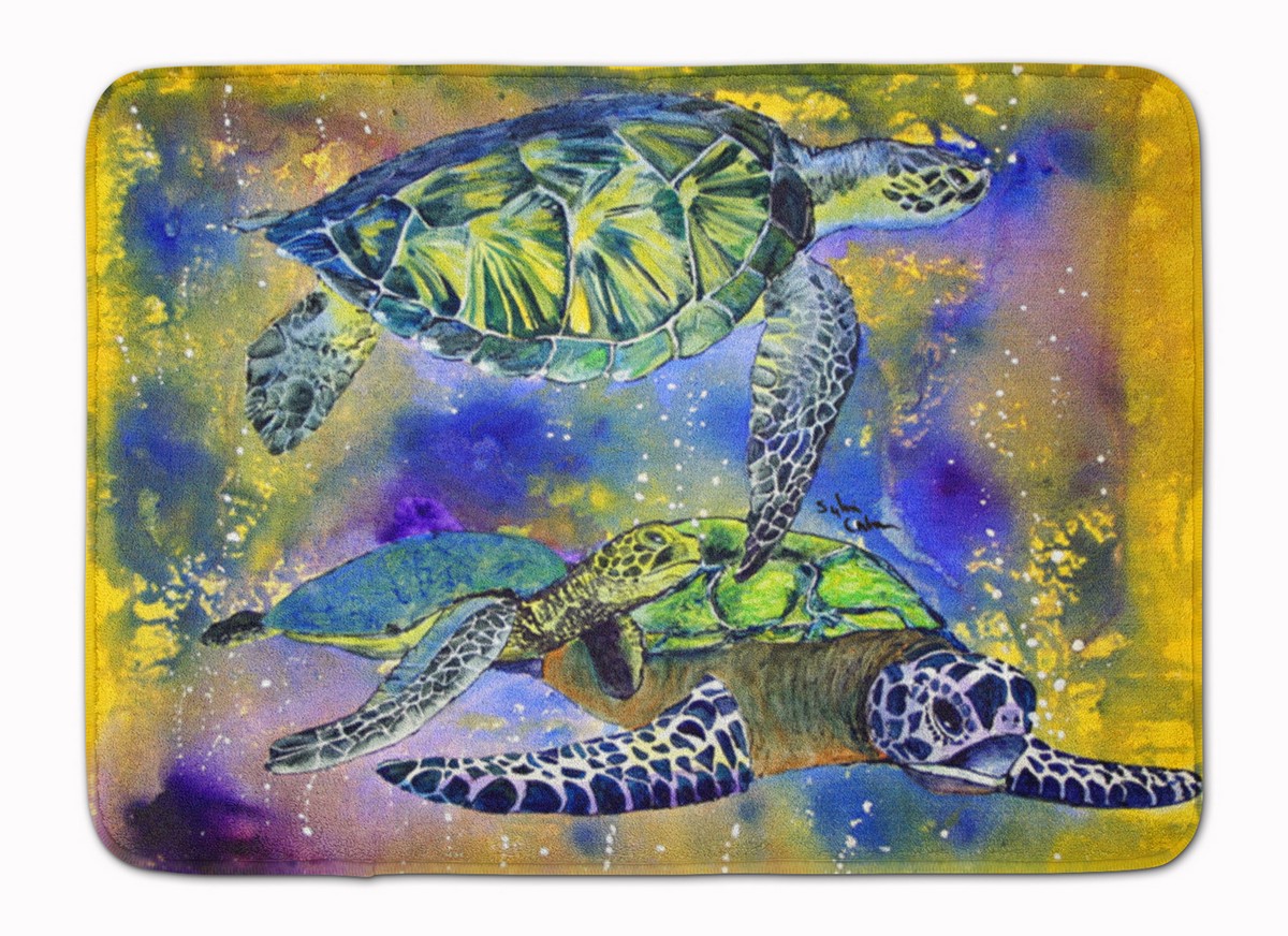 8394RUG Turtle Machine Washable Memory Foam Mat