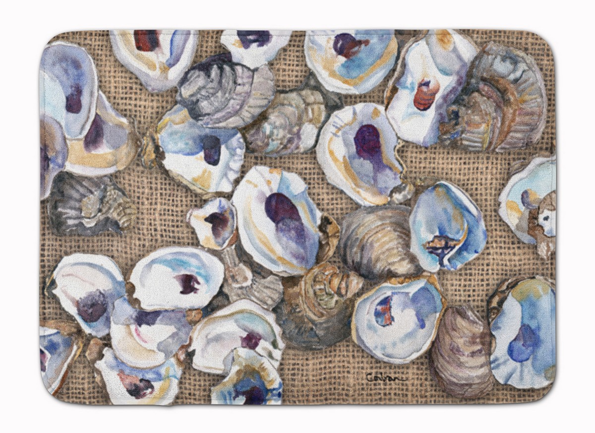 8734RUG Oyster Machine Washable Memory Foam Mat