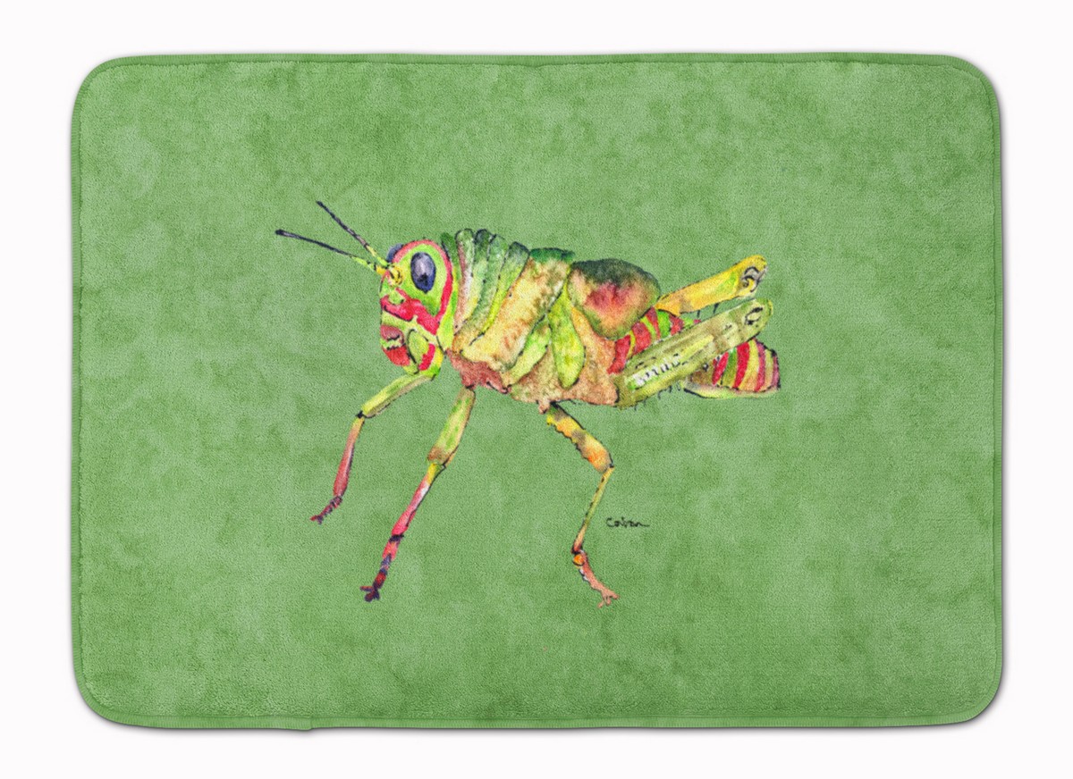 8848RUG Grasshopper on Avacado Machine Washable Memory Foam Mat