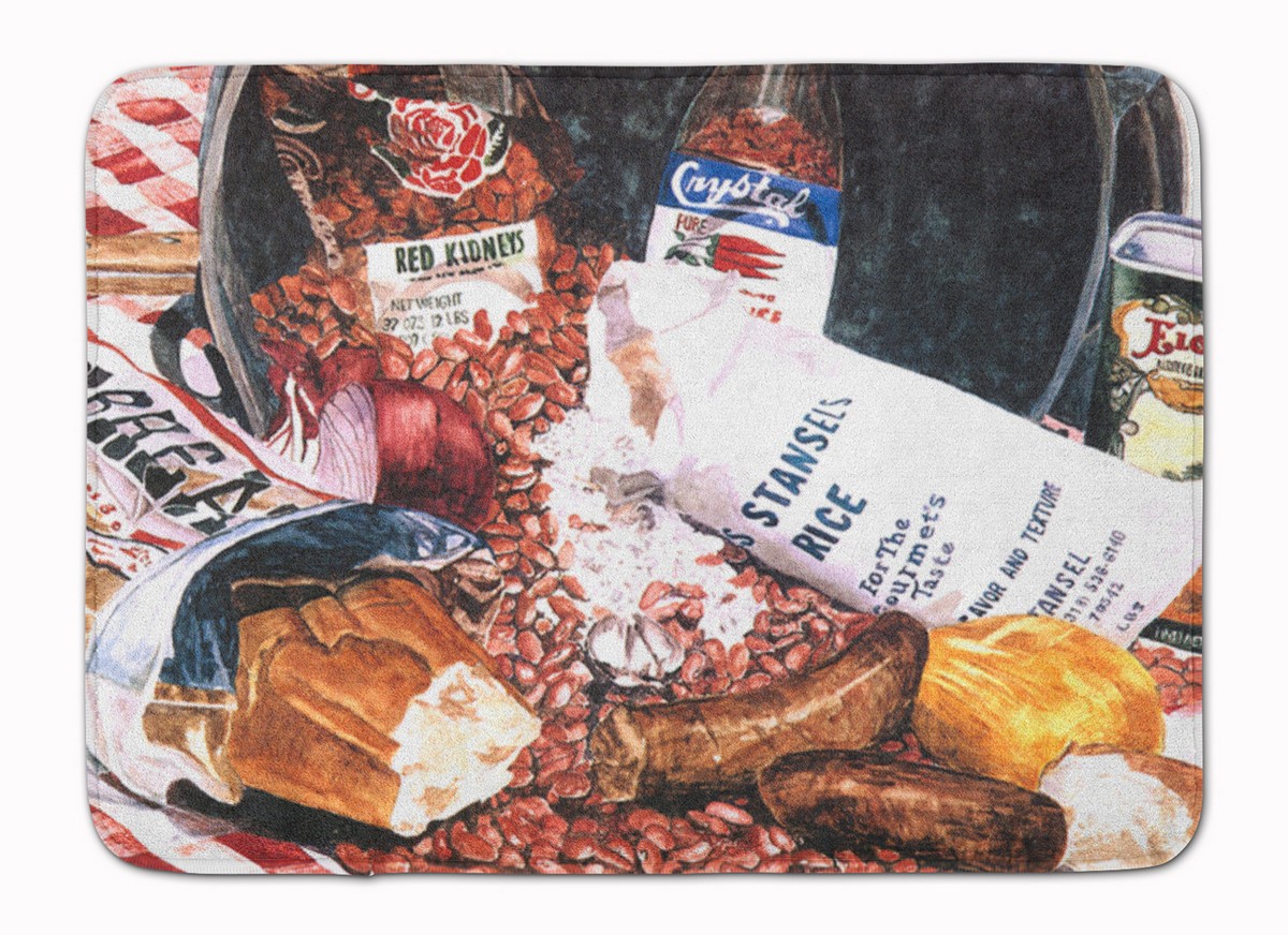 8536RUG Red Beans & Rice Machine Washable Memory Foam Mat