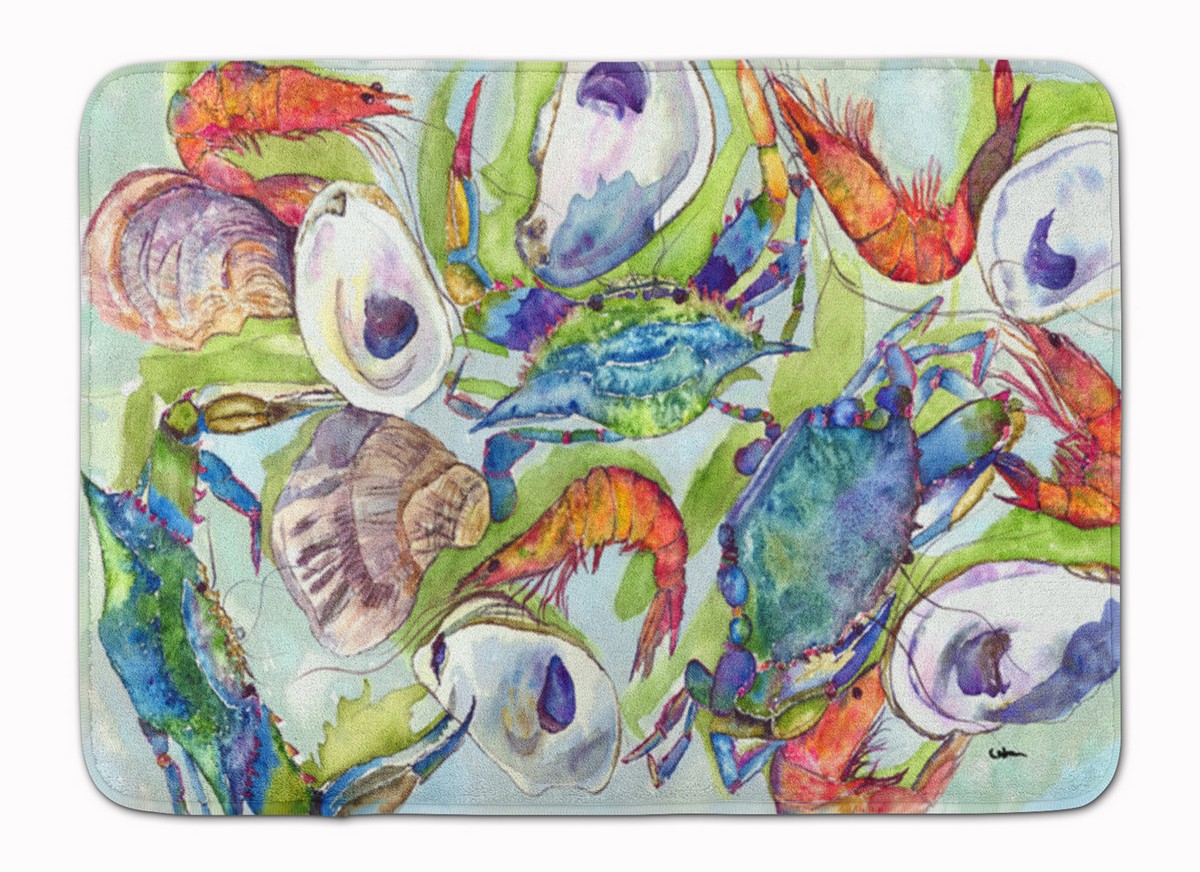 8547RUG Crab Machine Washable Memory Foam Mat