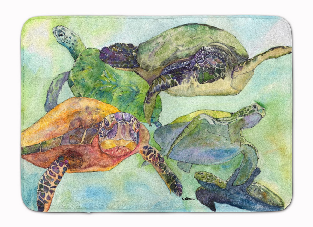 8549RUG Turtle Machine Washable Memory Foam Mat