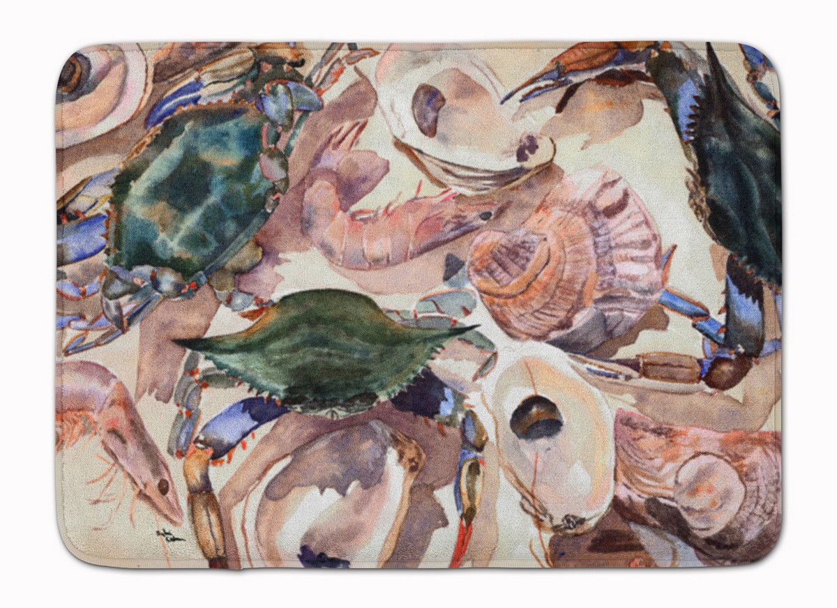 8618RUG Crab Machine Washable Memory Foam Mat