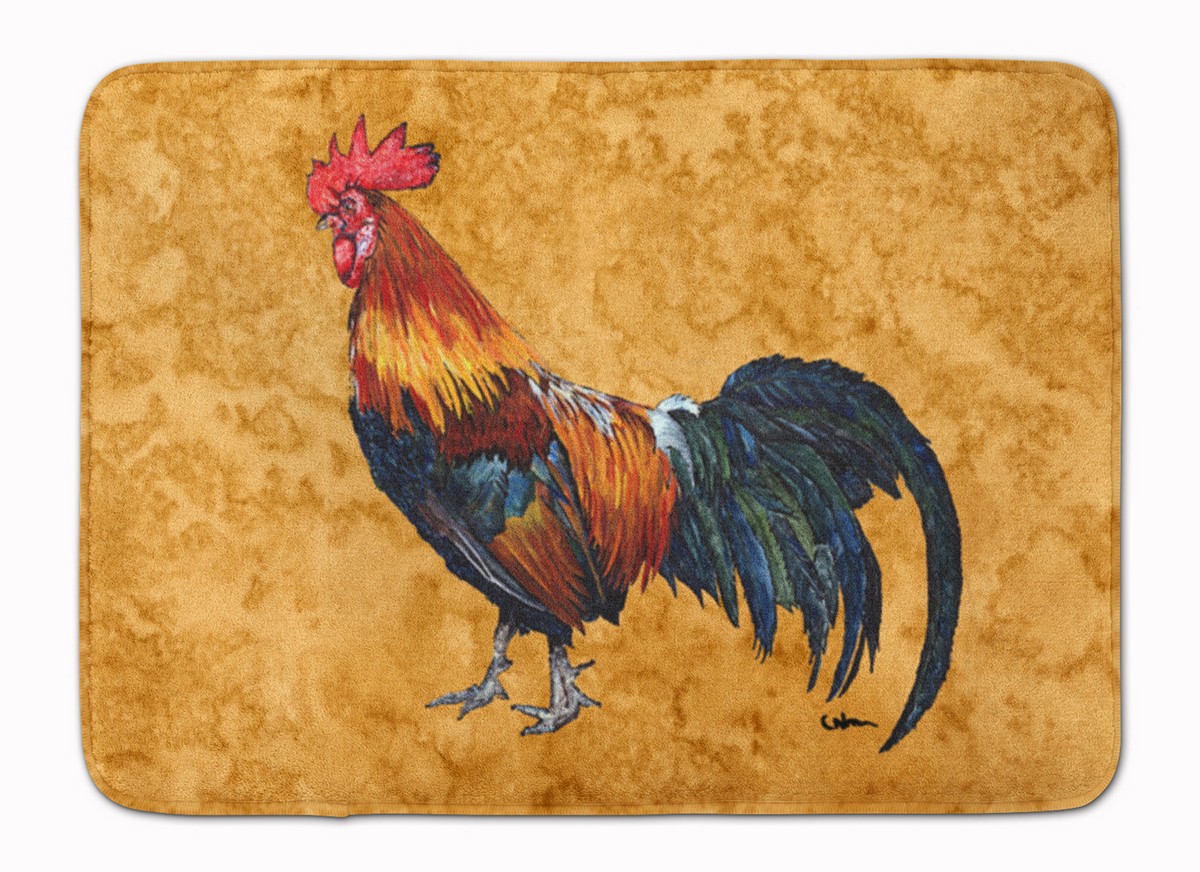 Carolines Treasures 8651RUG Rooster Machine Washable Memory Foam Mat