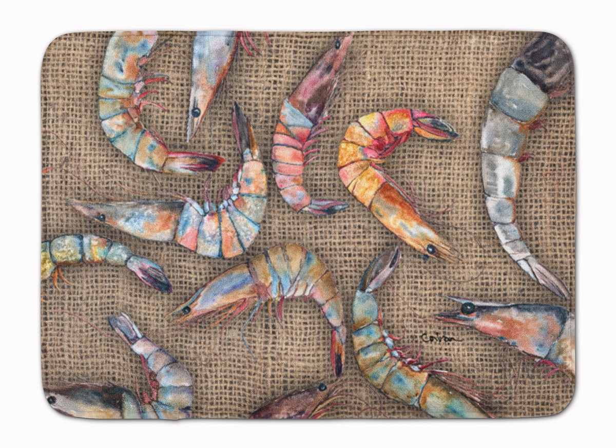 8738RUG Shrimp Machine Washable Memory Foam Mat