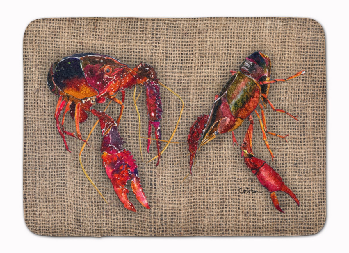 8739RUG Crawfish Machine Washable Memory Foam Mat