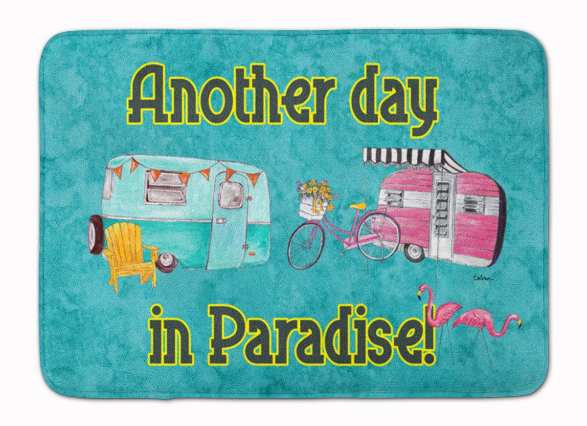 8758RUG Another Day in Paradise Machine Washable Memory Foam Mat