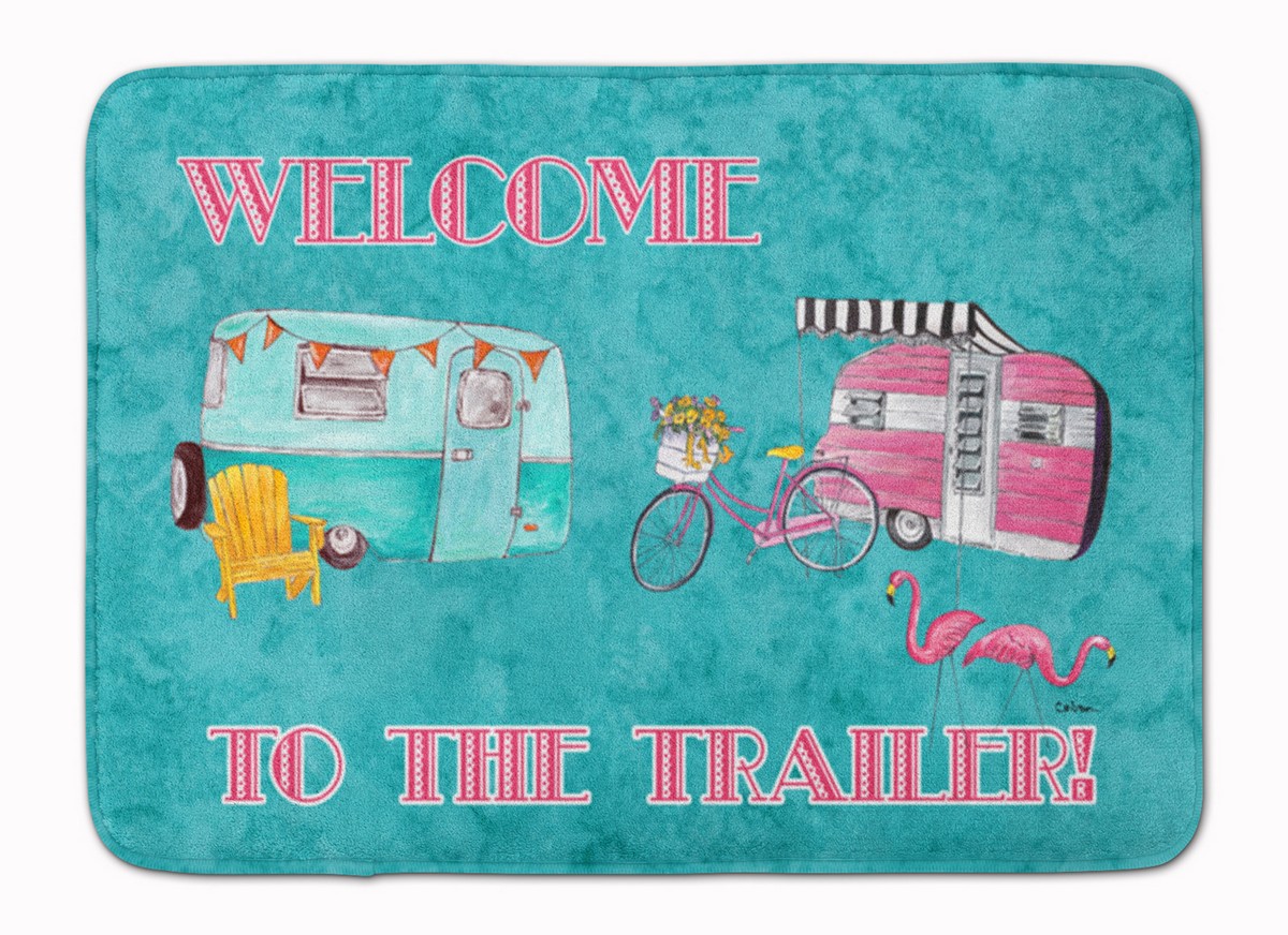 8760RUG Another Day in Paradise Machine Washable Memory Foam Mat