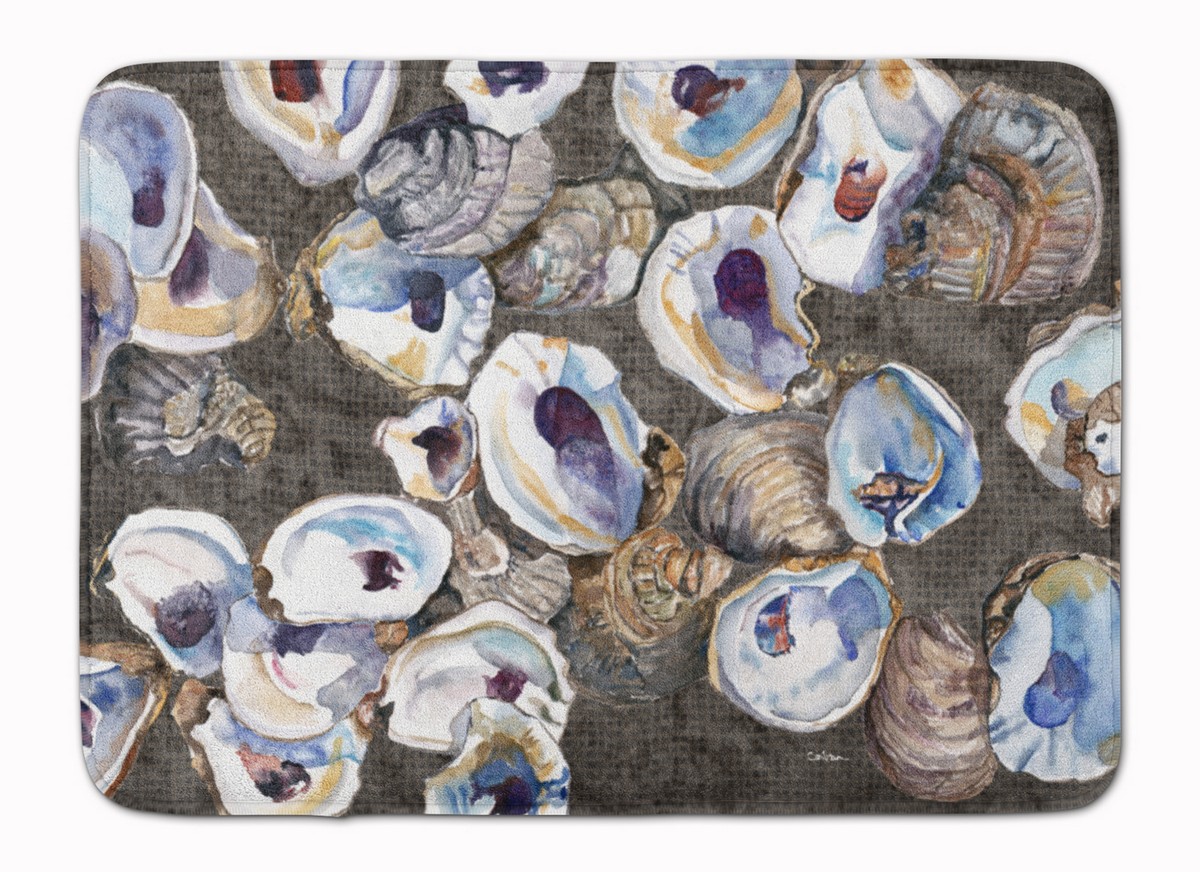 8789RUG Oysters Machine Washable Memory Foam Mat