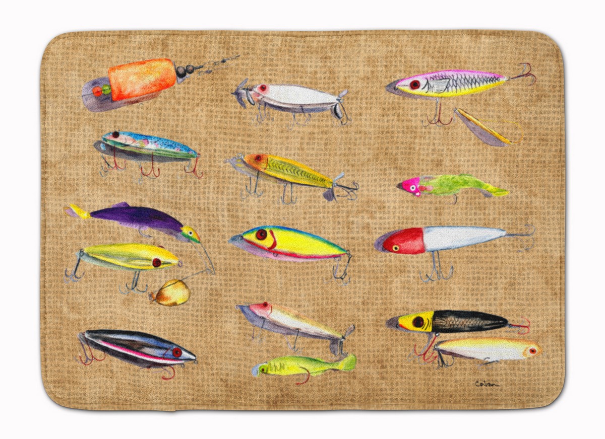 Fishing Lures Machine Washable Memory Foam Mat