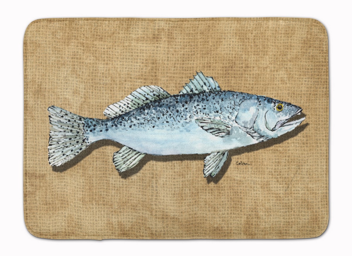 8809RUG Speckled Trout Machine Washable Memory Foam Mat