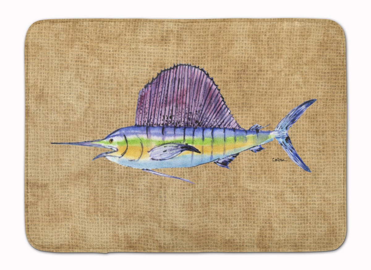 8813RUG Swordfish Machine Washable Memory Foam Mat