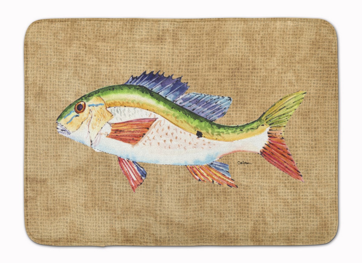 Rainbow Trout Machine Washable Memory Foam Mat