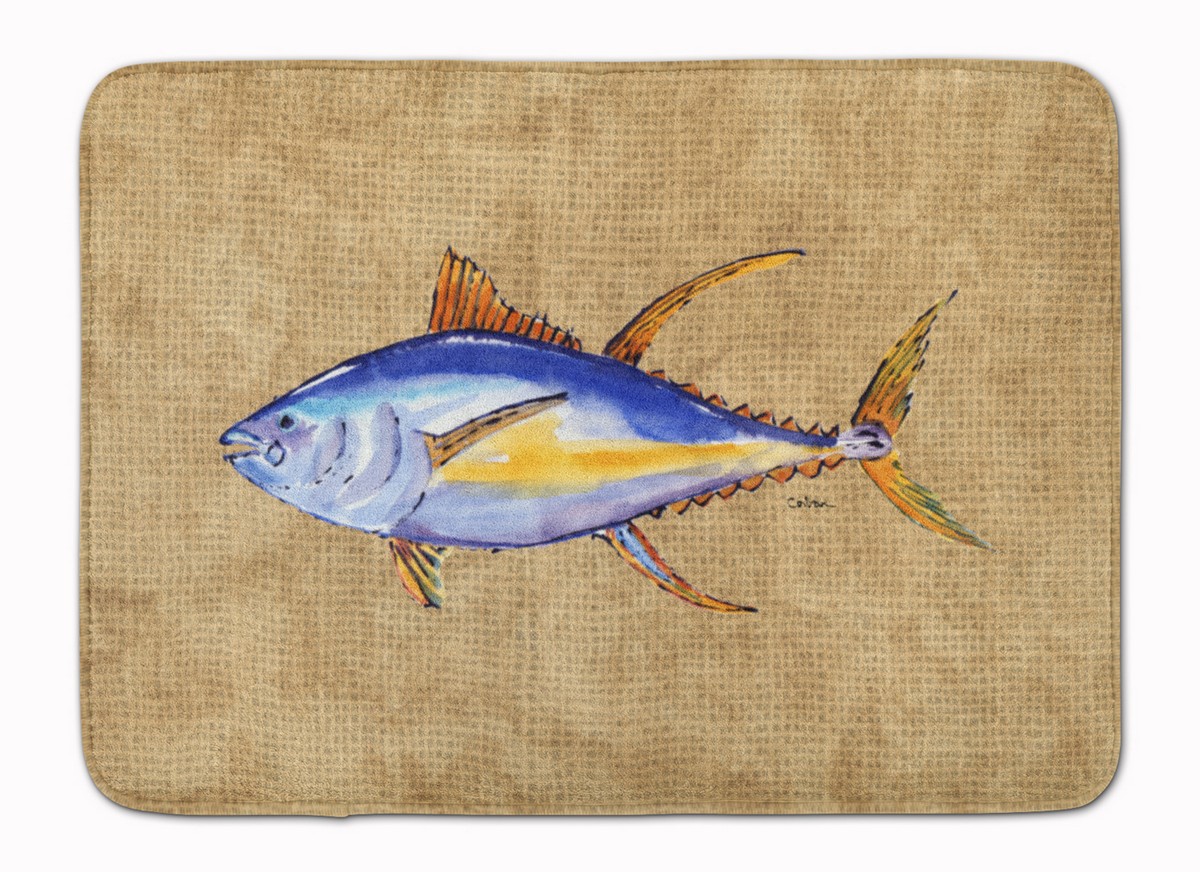 8817RUG Tuna Fish Machine Washable Memory Foam Mat