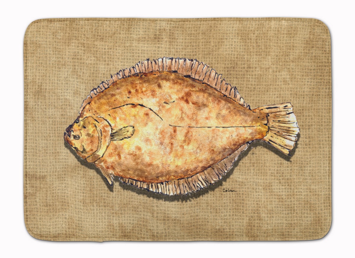 8821RUG Flounder Machine Washable Memory Foam Mat
