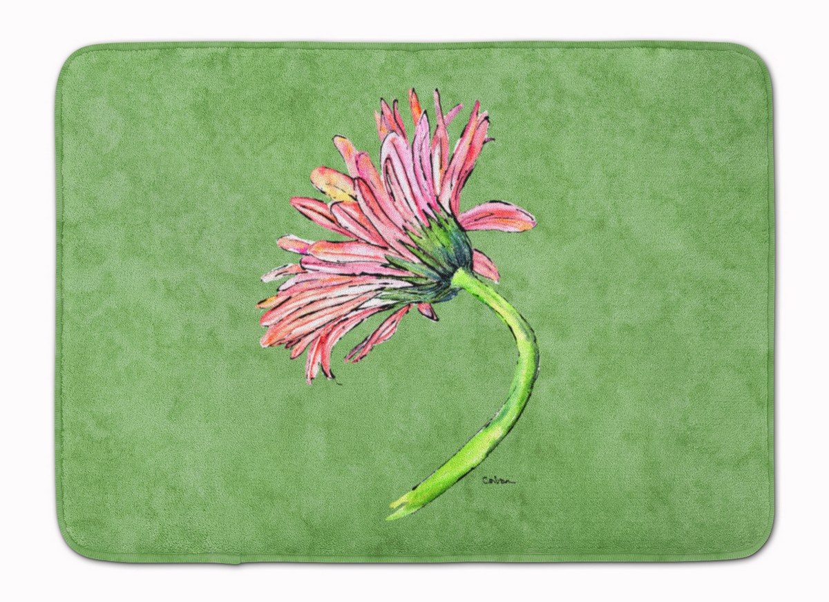Gerber Daisy Pink Machine Washable Memory Foam Mat