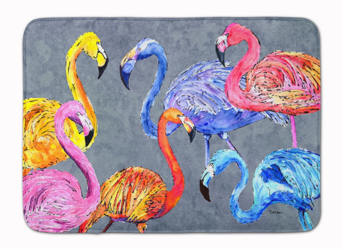 8871RUG Flamingo Six Senses Machine Washable Memory Foam Mat
