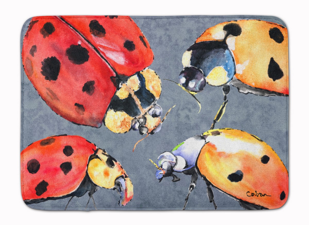 Lady Bug Multiple Machine Washable Memory Foam Mat