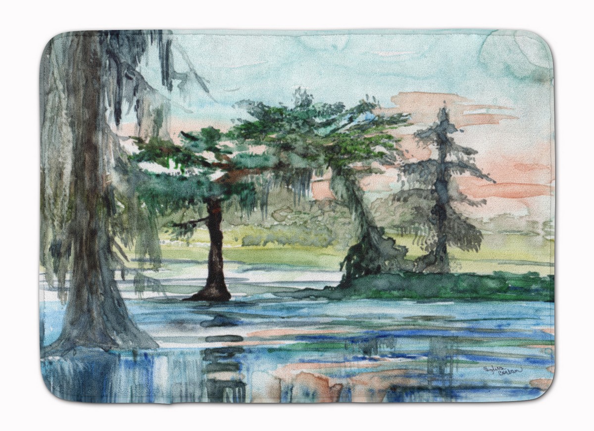 8985RUG In the Swamp Machine Washable Memory Foam Mat