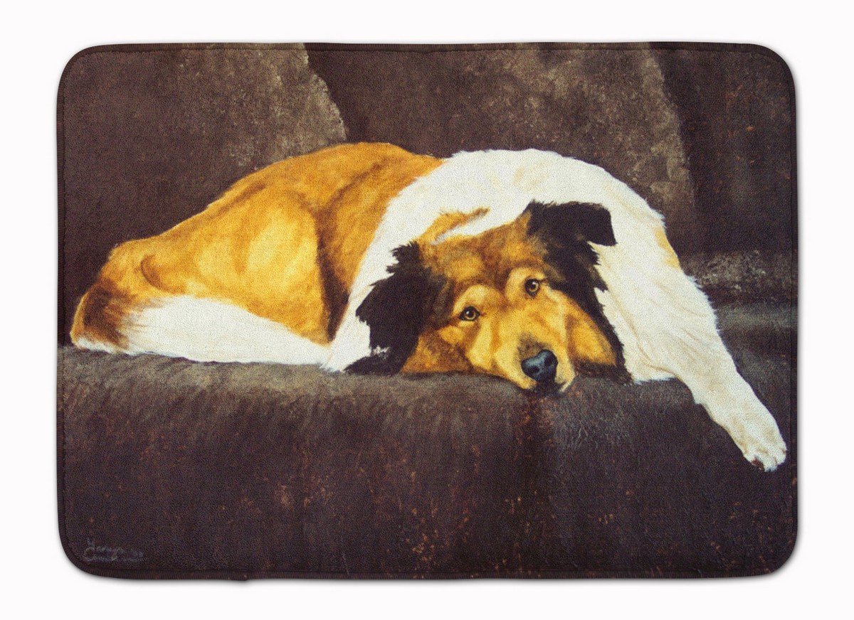 Collie by Tanya & Craig Amberson Machine Washable Memory Foam Mat