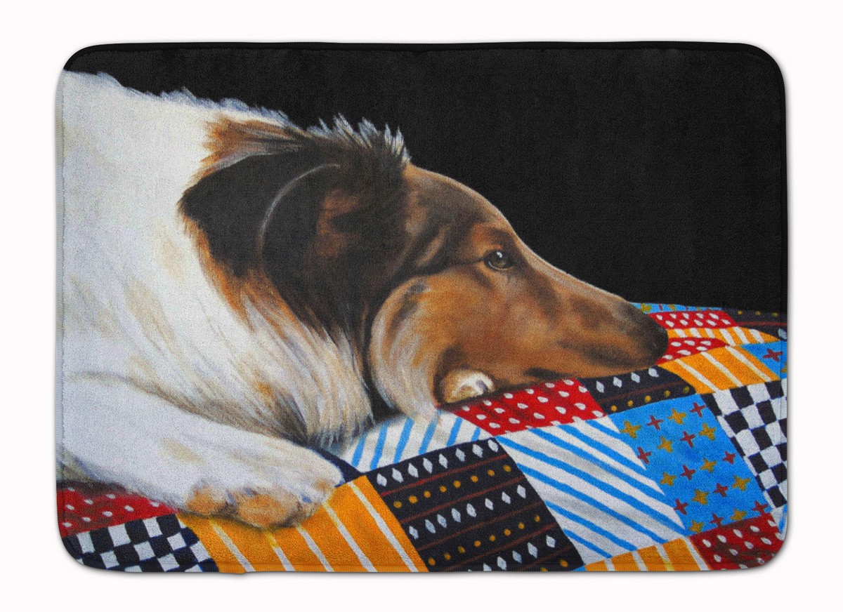 Day Dreamer Collie Machine Washable Memory Foam Mat