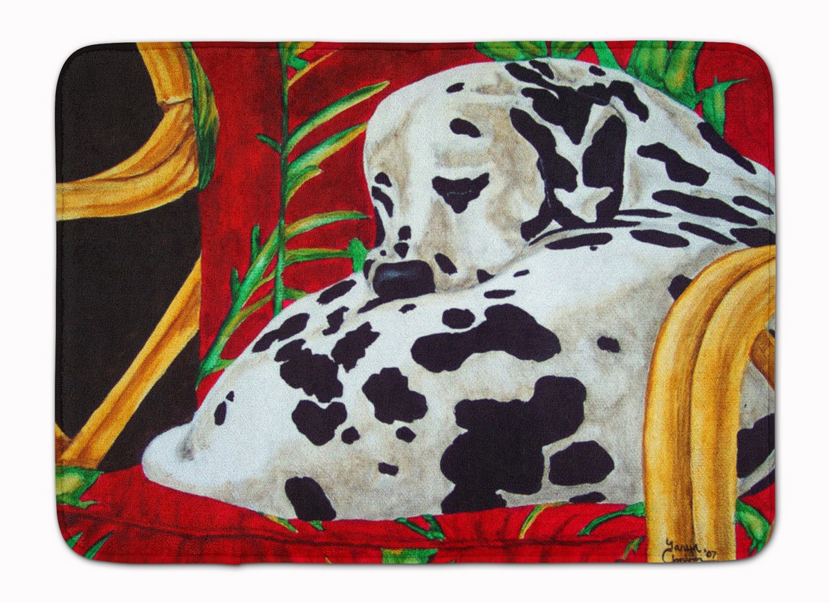AMB1118RUG Sunday Nap Dalmatian Machine Washable Memory Foam Mat