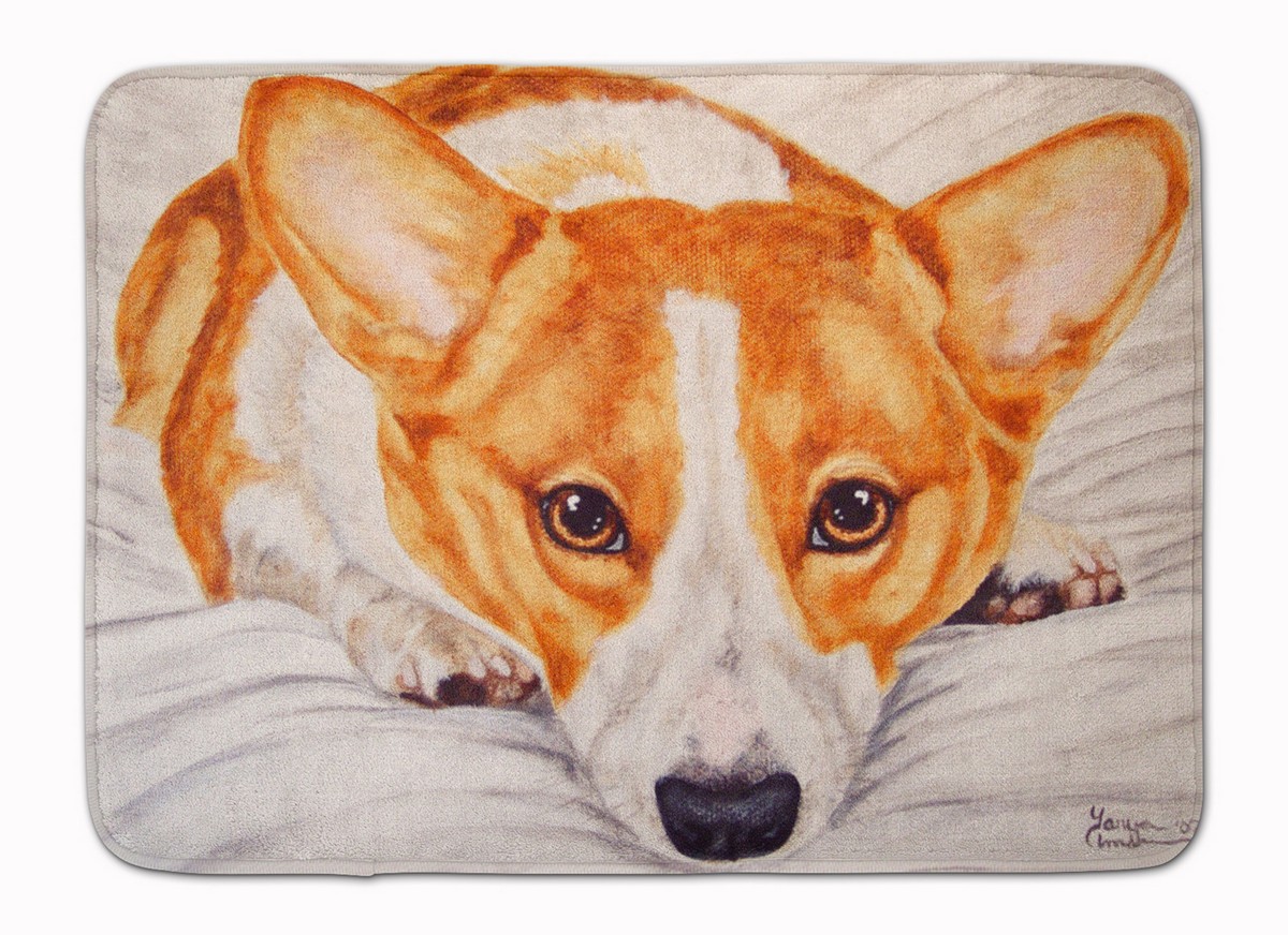 AMB1133RUG Fiona Corgi Machine Washable Memory Foam Mat