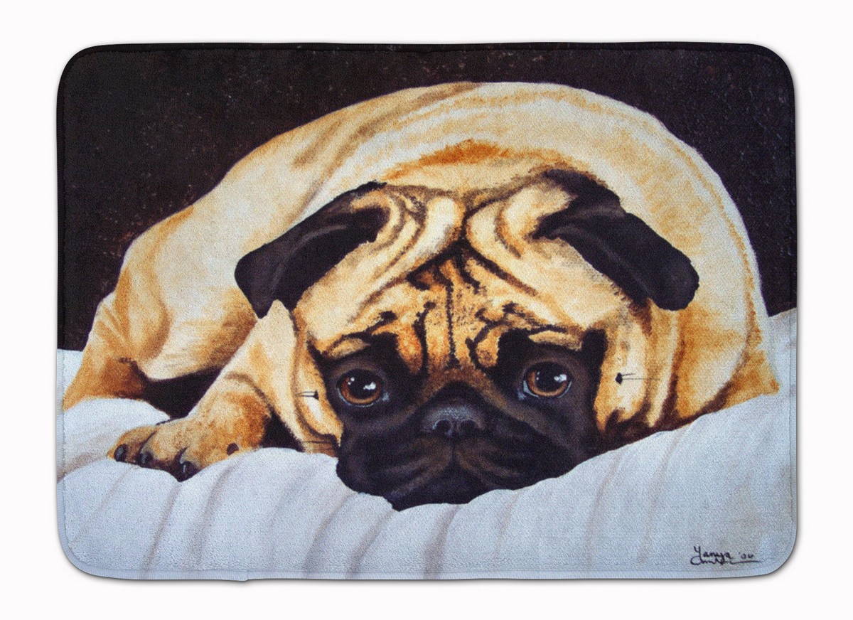 AMB1194RUG Fred the Pug Machine Washable Memory Foam Mat