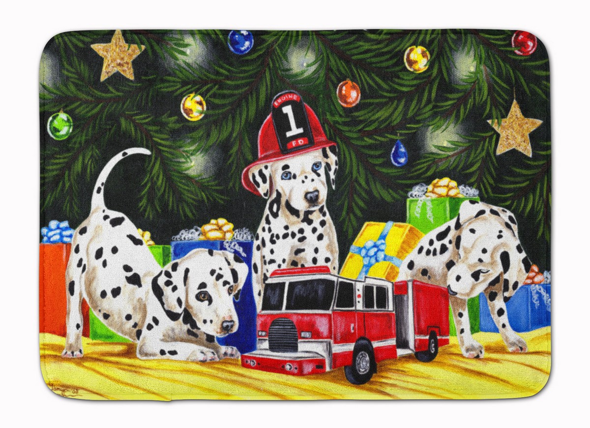 Christmas Favorite Gift Dalmatian Machine Washable Memory Foam Mat