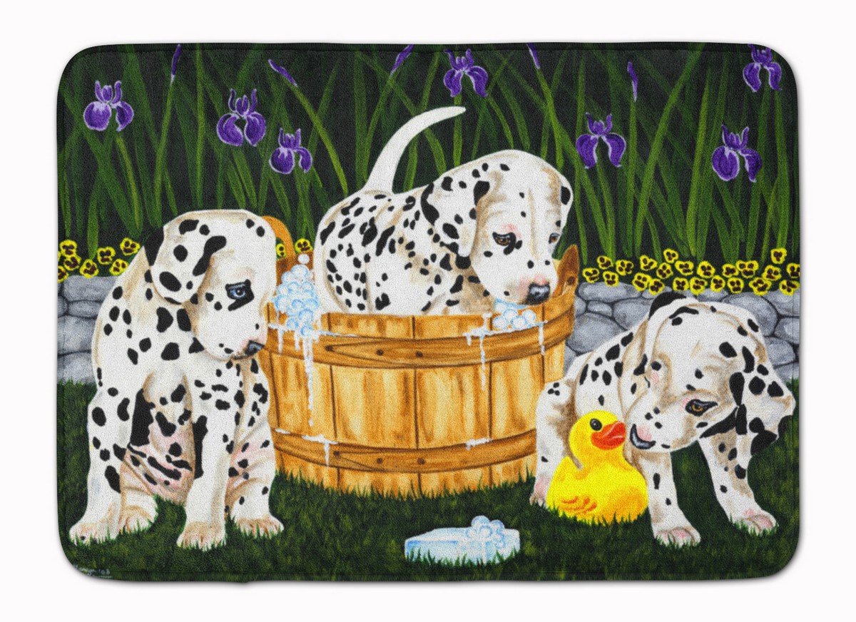 AMB1320RUG Pass the Soap Dalmatian Machine Washable Memory Foam Mat