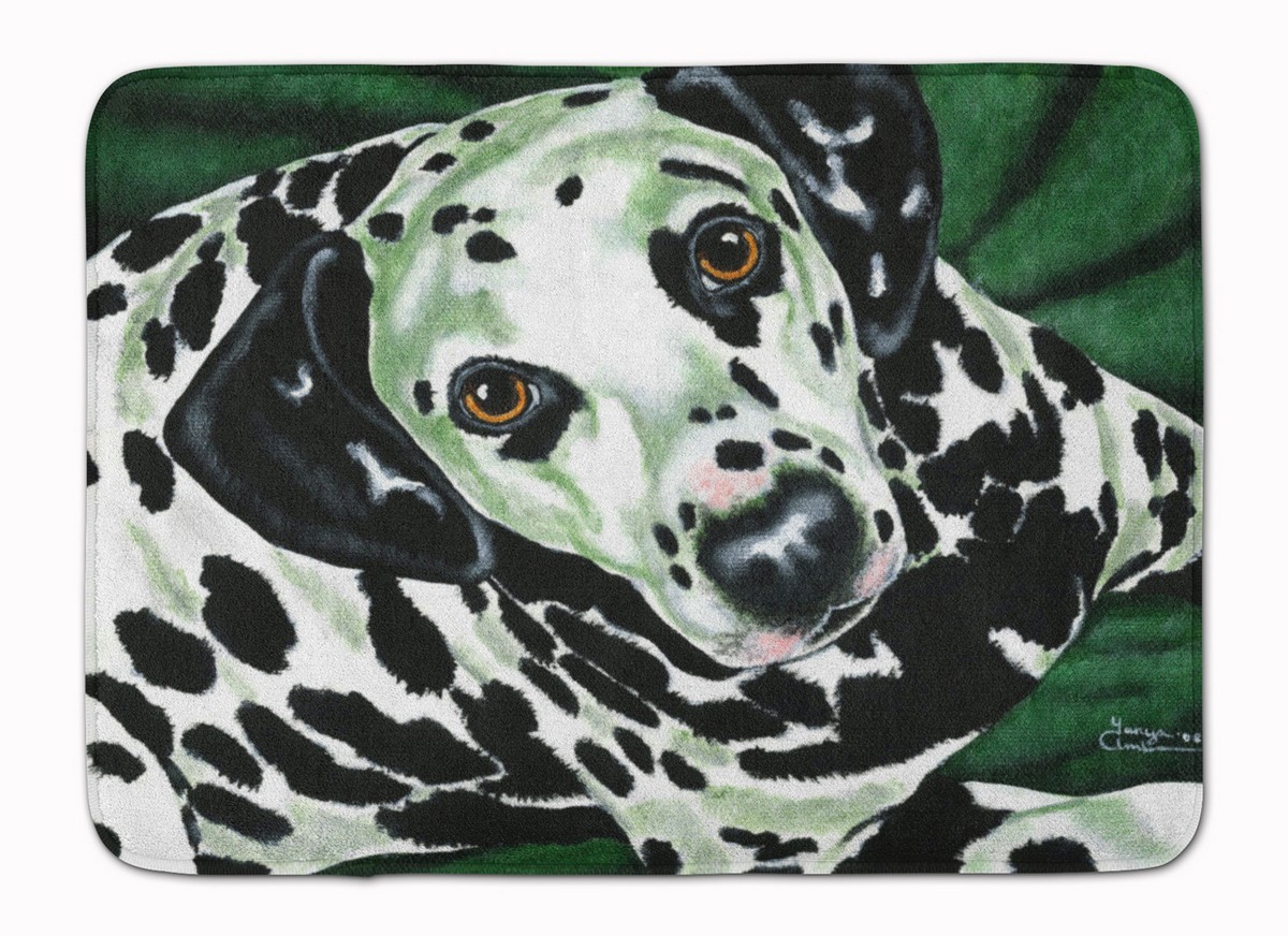 AMB1359RUG Emerald Beauty Dalmatian Machine Washable Memory Foam Mat