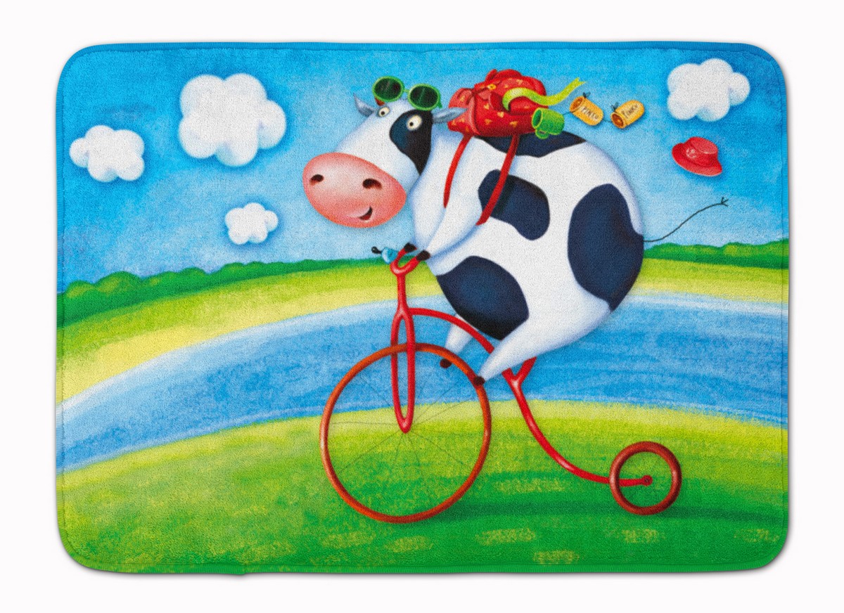 Cow riding Bicycle Machine Washable Memory Foam Mat