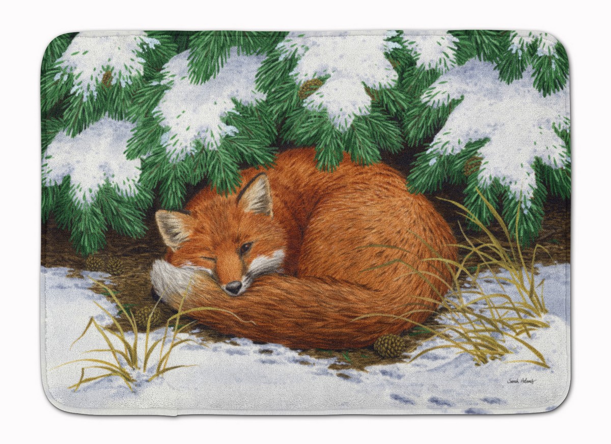 ASA2185RUG Naptime Fox Machine Washable Memory Foam Mat