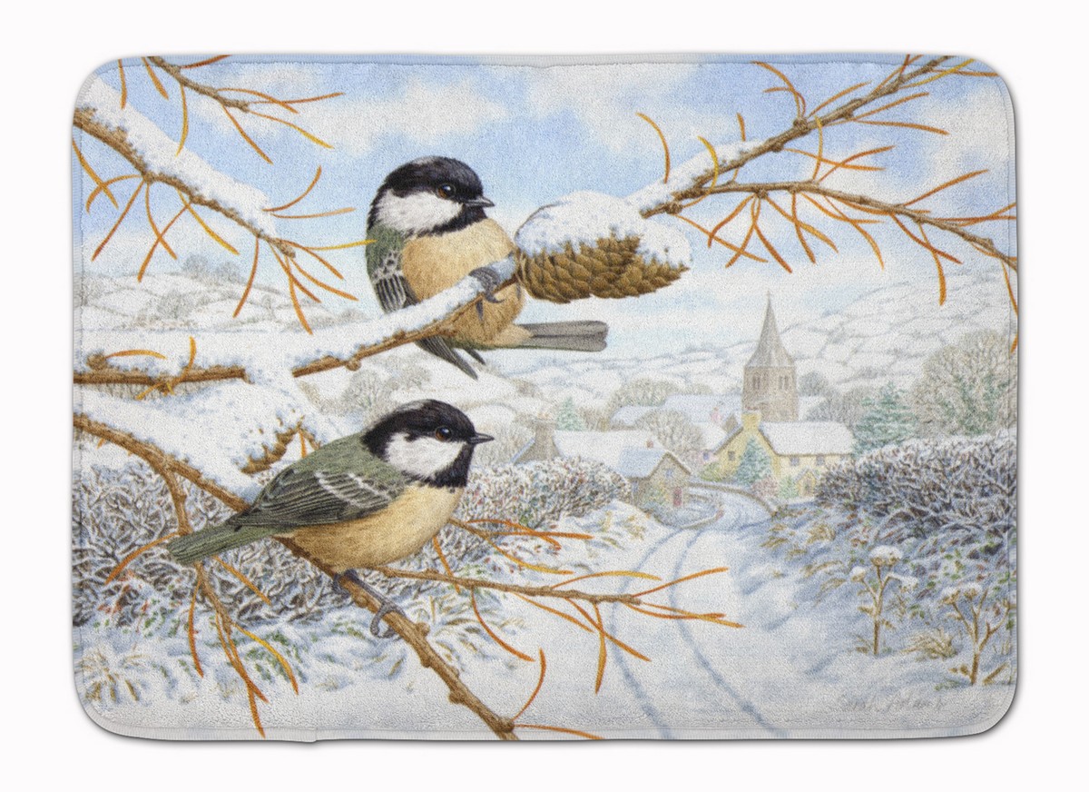 Coal Tits Machine Washable Memory Foam Mat