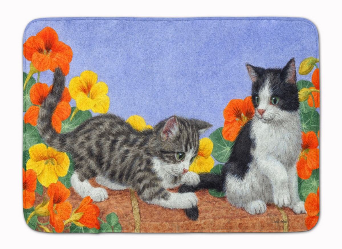 ASA2201RUG Kittens on Wall Machine Washable Memory Foam Mat