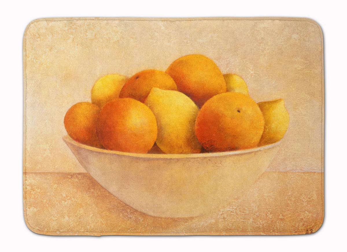 Orange & Lemons in a Bowl Machine Washable Memory Foam Mat