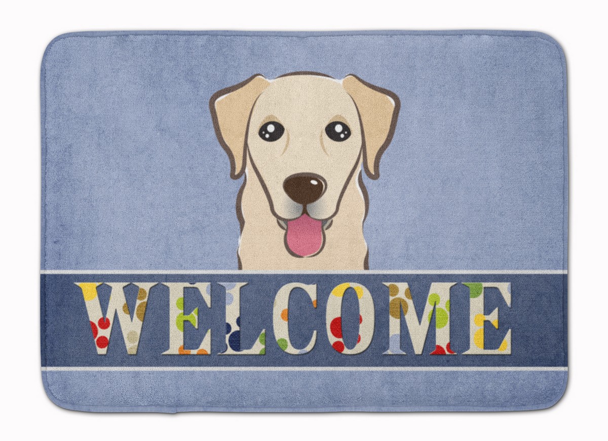 BB1438RUG Golden Retriever Welcome Machine Washable Memory Foam Mat