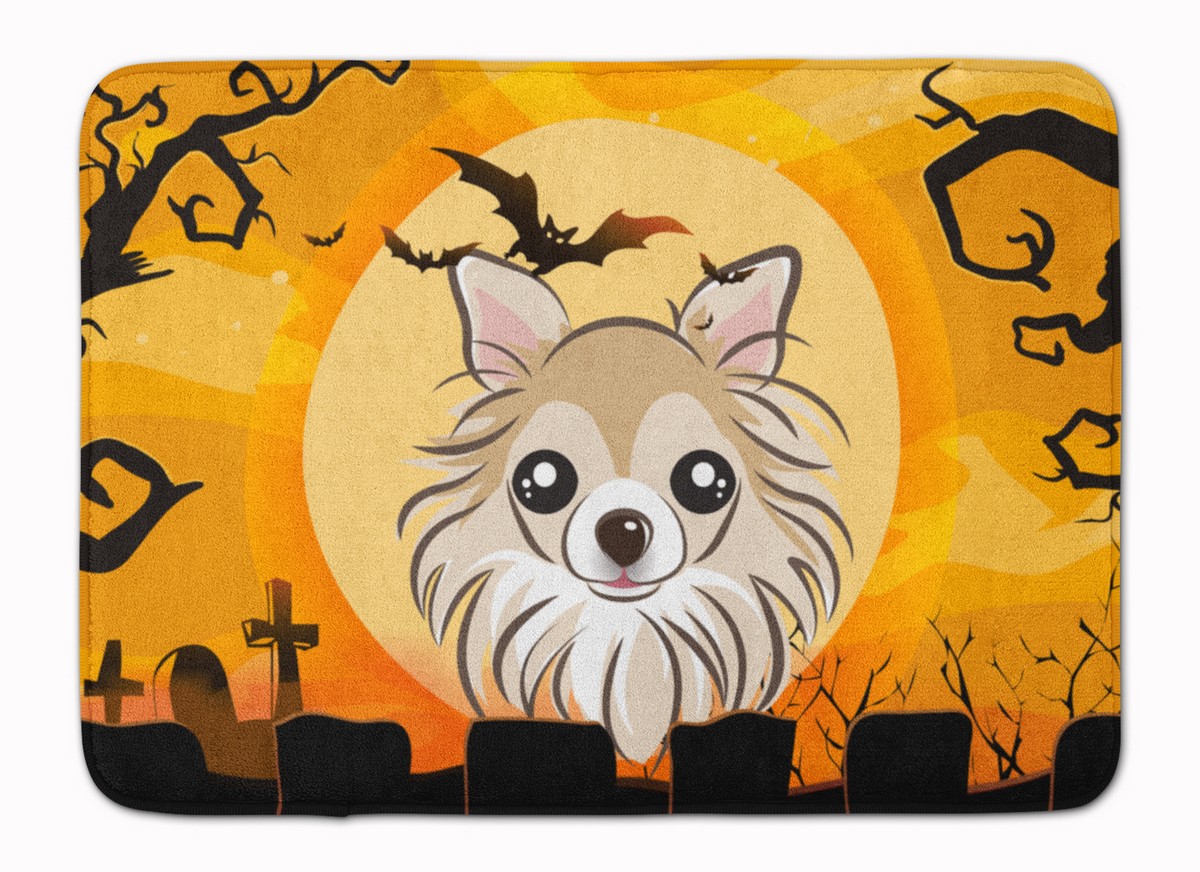 BB1809RUG Halloween Chihuahua Machine Washable Memory Foam Mat
