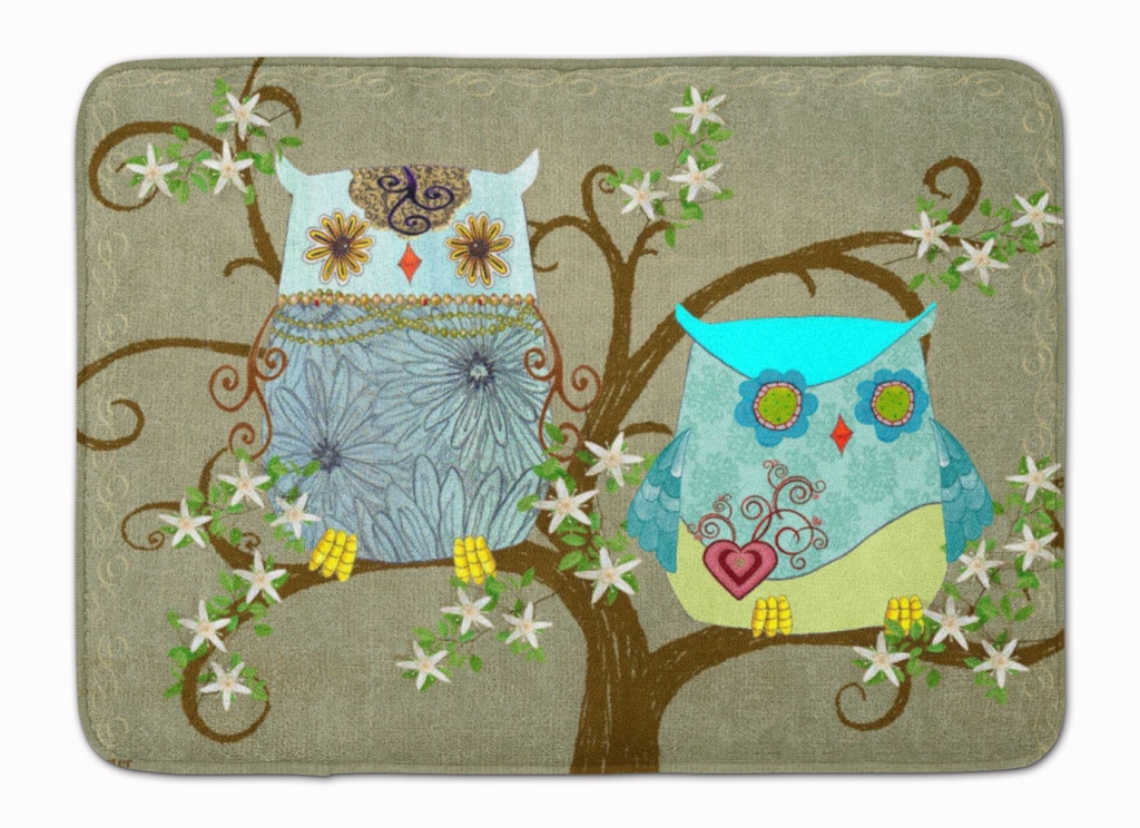 The Friendly Ladies Owl Machine Washable Memory Foam Mat